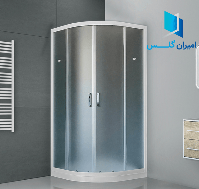شیشه حمام مات