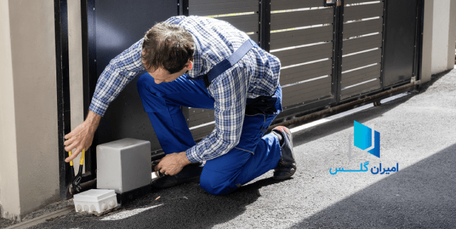 قیمت نصب درب اتوماتیک شیشه ای-امیران گلس